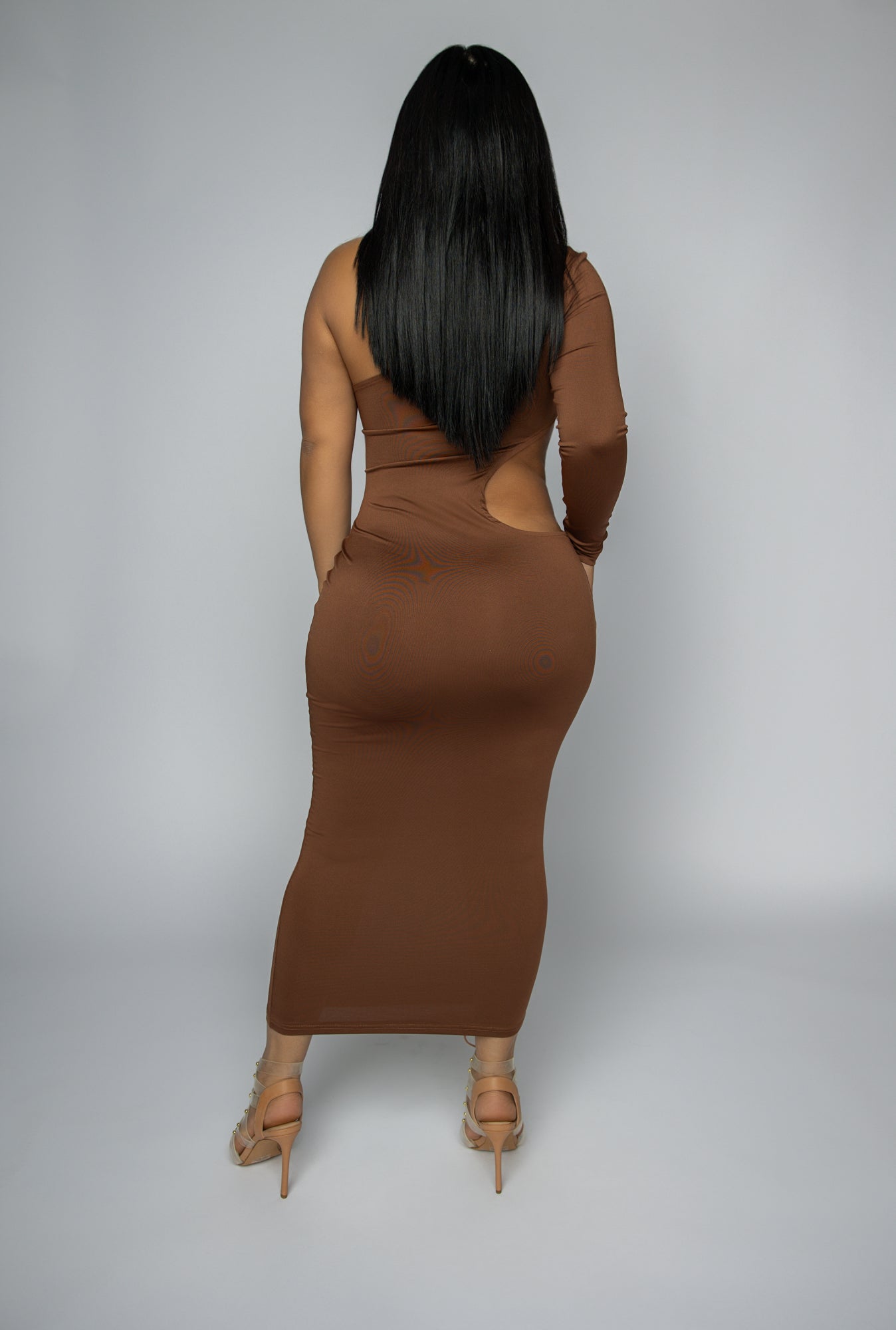Lyari Maxi Dress - Brown