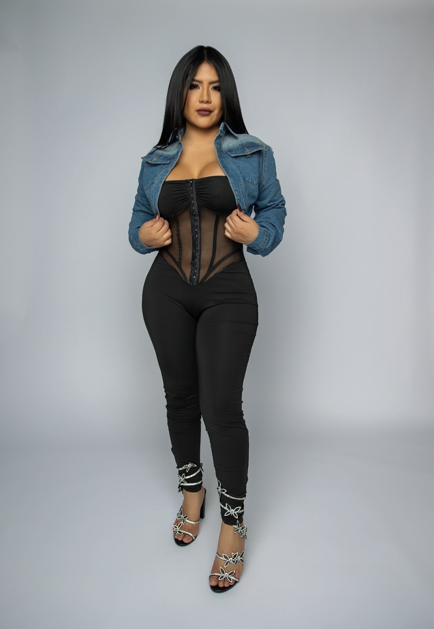 Tatiana Denim Halter Top -