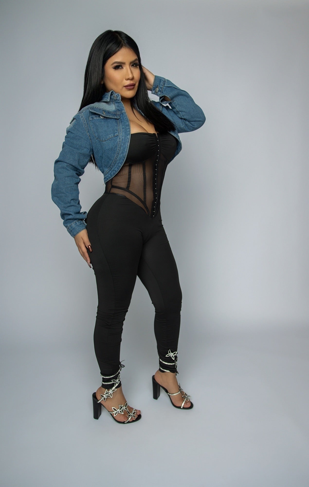 Tatiana Denim Halter Top -