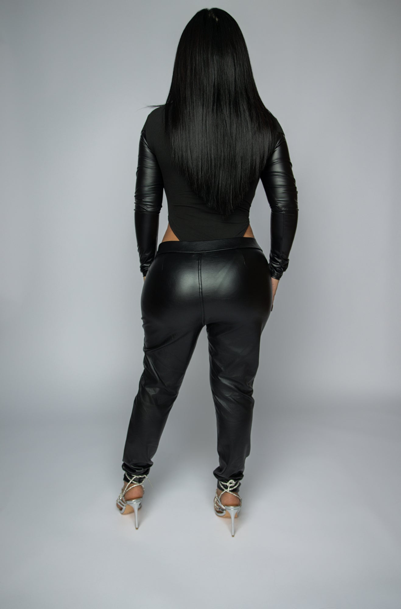 Joma Leder long sleeve bodysuit - Black