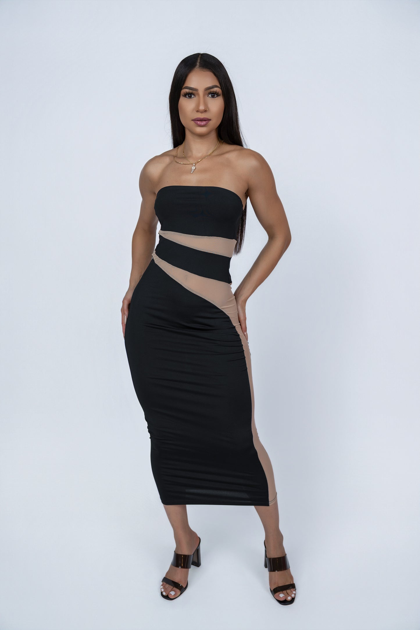 Lilya Off-the-Shoulder Maxi Dress