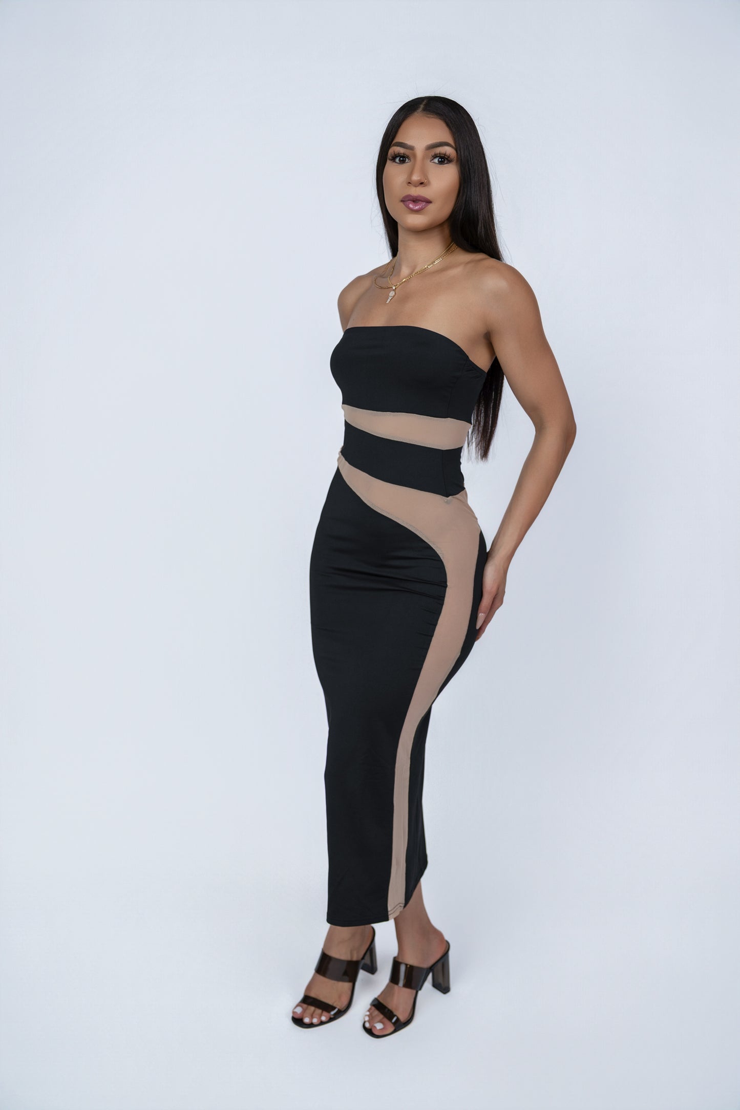 Lilya Off-the-Shoulder Maxi Dress