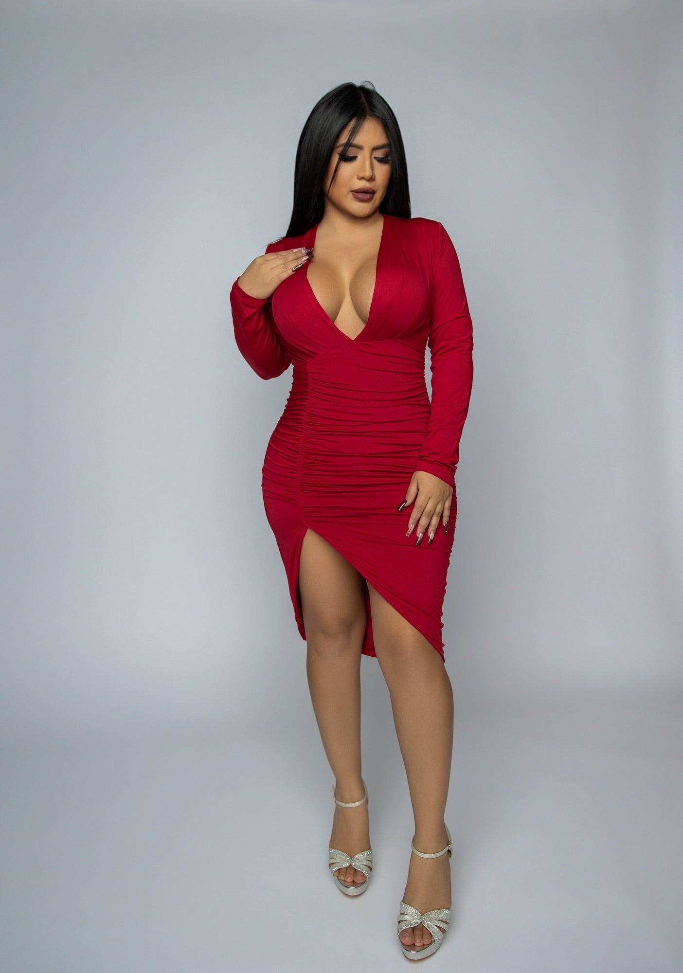 Stella Dress - Red