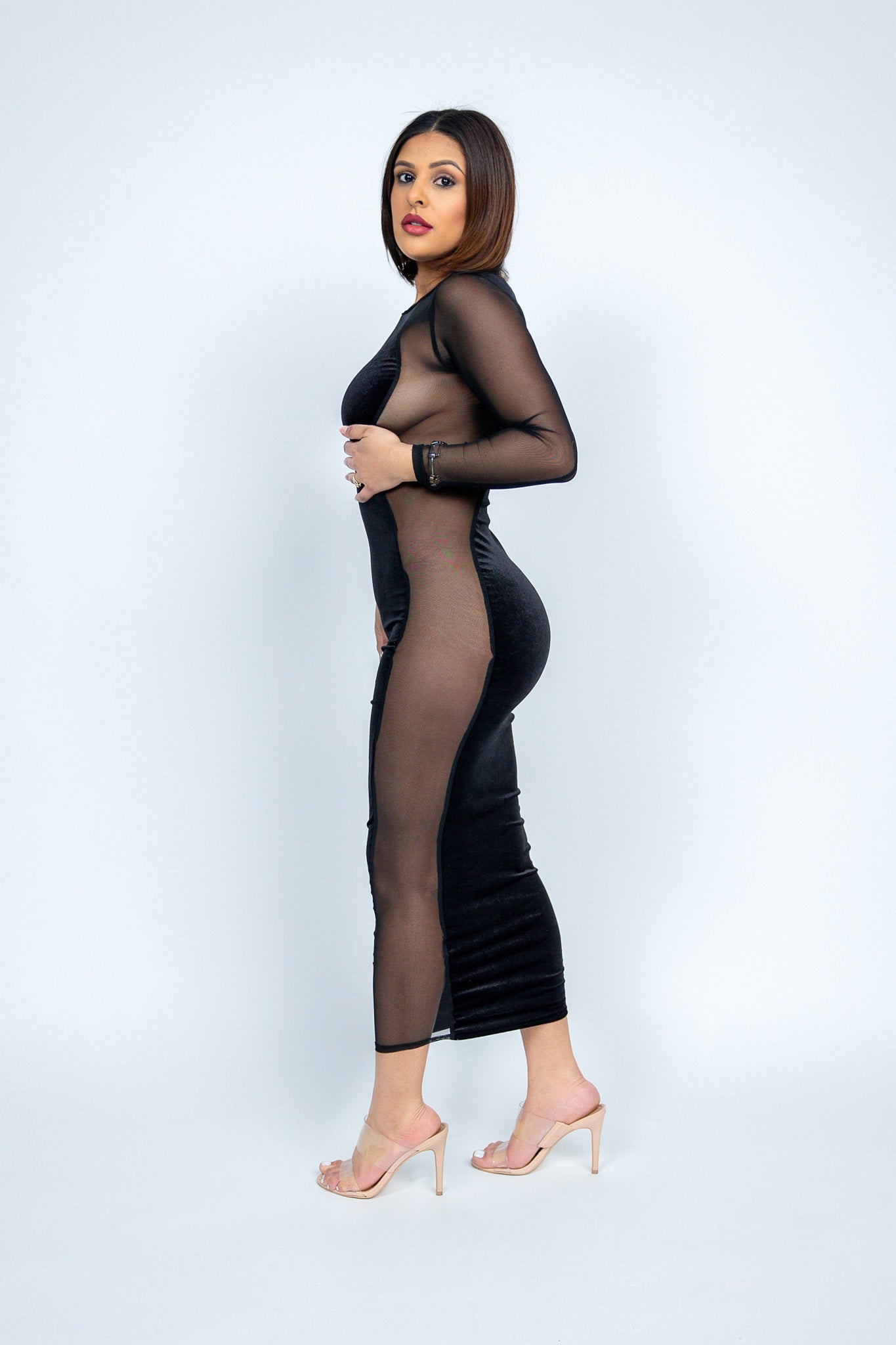 Alicia Velvet Maxi Dress